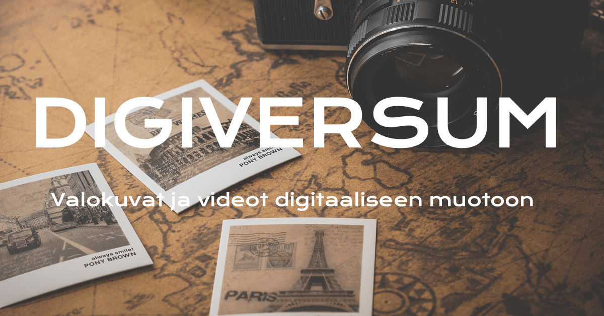 Digiversum -valokuvat ja videot digitaaliseen muotoon